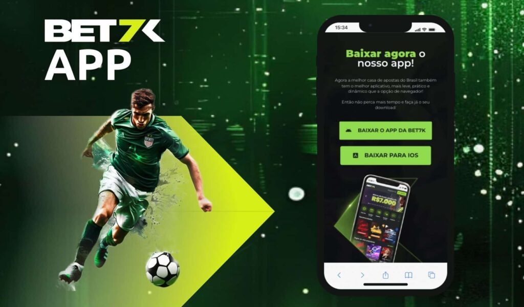 Bet7k Brasil Apresentando a Bet7k App para celular