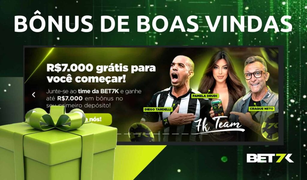 Bet7k Brasil Bônus de boas vindas