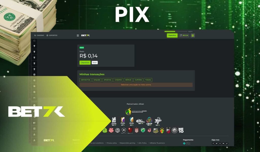 Bet7k Brasil Pagamentos via Pix Bet7k Casino