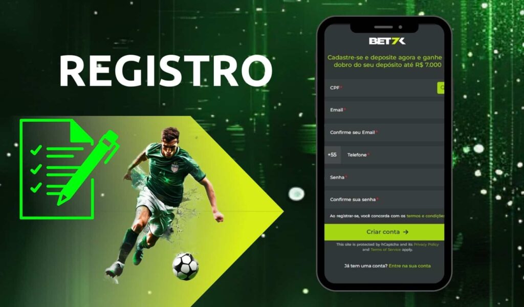 Bet7k Brasil Registro e verificação de conta via Bet7k App